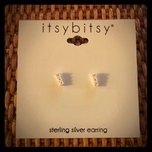 NWT Cute little sterling silver earrings
